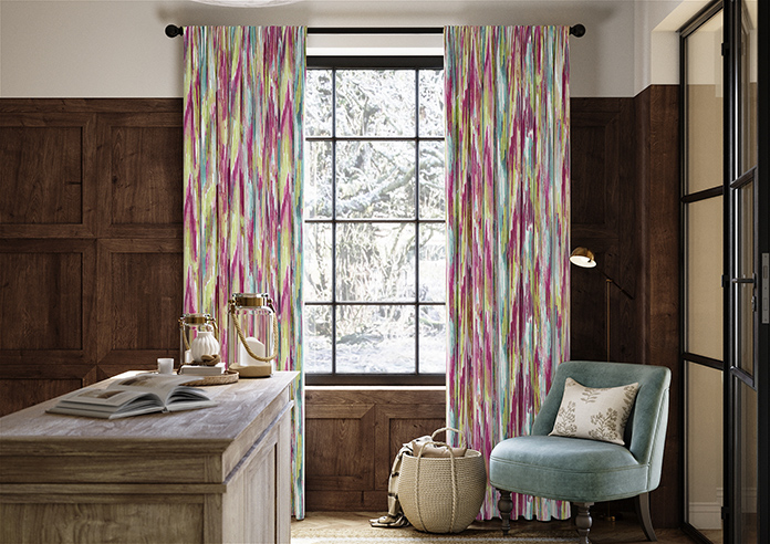 Bombay Velvet, Pop Fusion - Made to Measure Curtain - Image 3